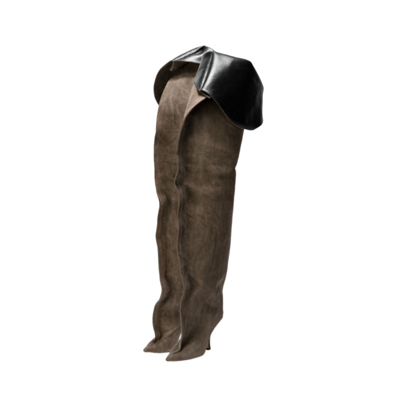 Women'S Shoes Extra Wide - 2026 Neue Damen-Oberschenkelhohe Stiefel, weites Bein,
