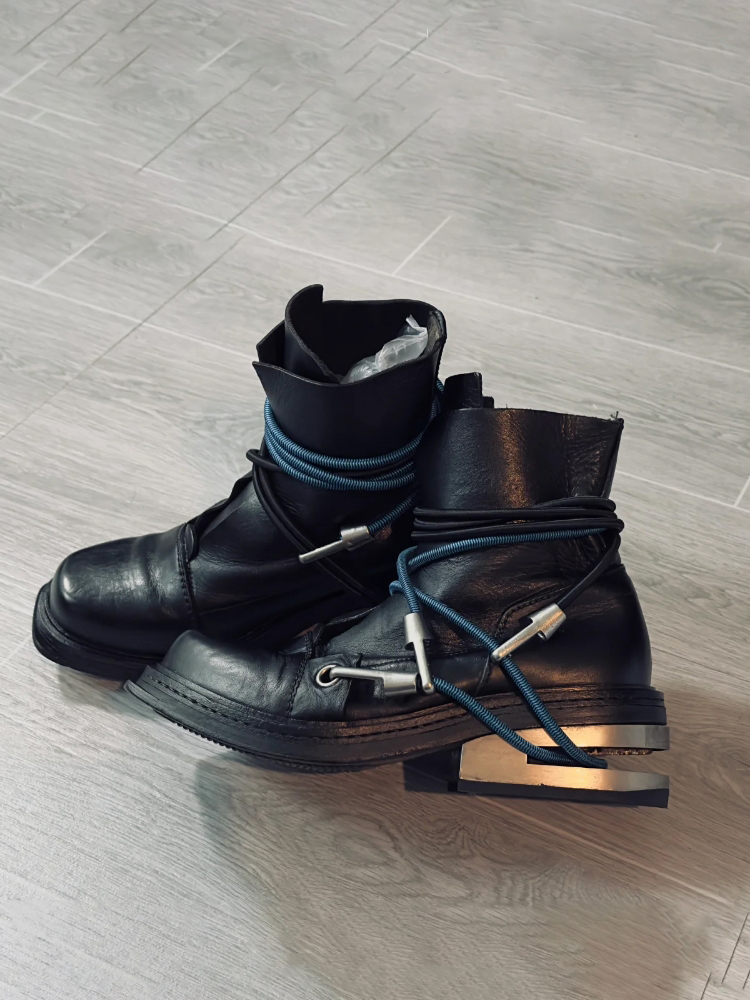 Women'S Shoes In The 90S - 90er Jahre Retro Stiefeletten Unisex Kabelhaken