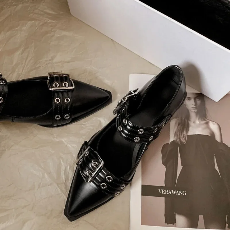 Square Toe Mule - Damenschuhe Designer Luxus Low Heel Pumps