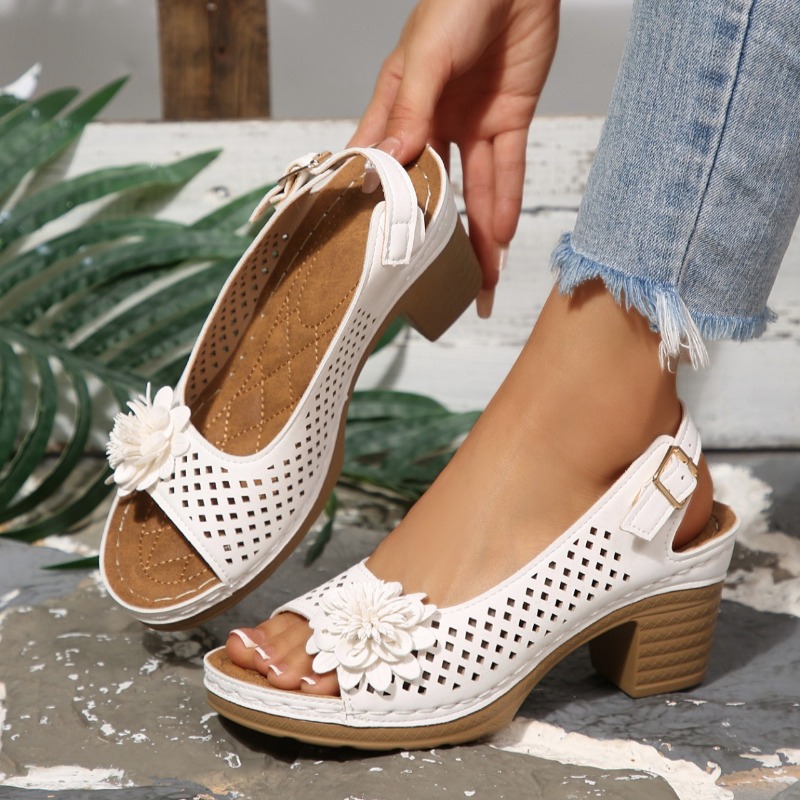 Damen Chunky-Heel Sandalen Som – Square Toe Mule Bewertung und Preis
