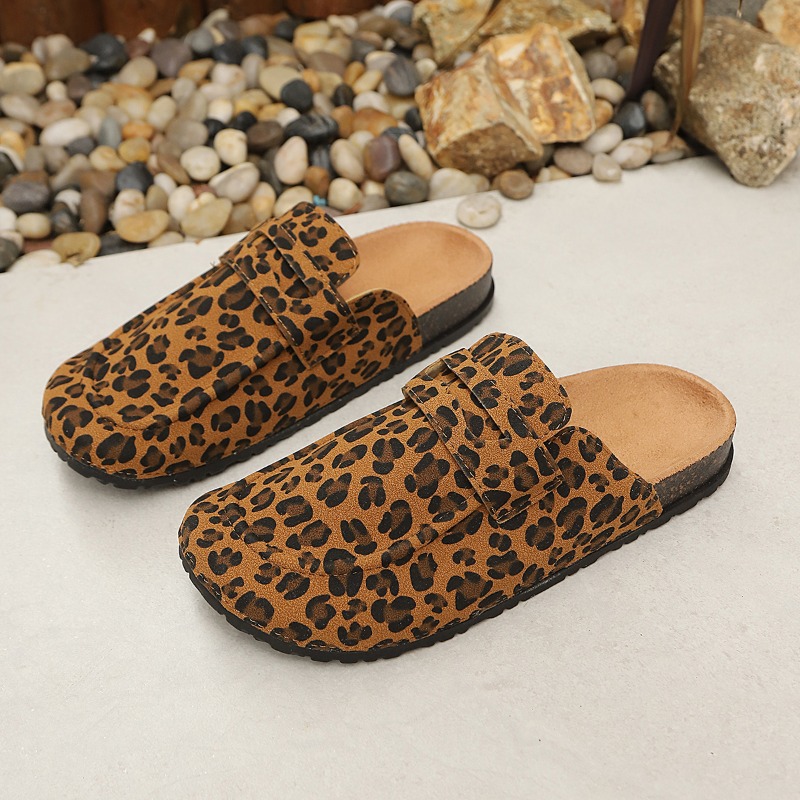 Damen-Slipper mit Leopardenmus – Slip On Mule Flat Bewertung und Preis
