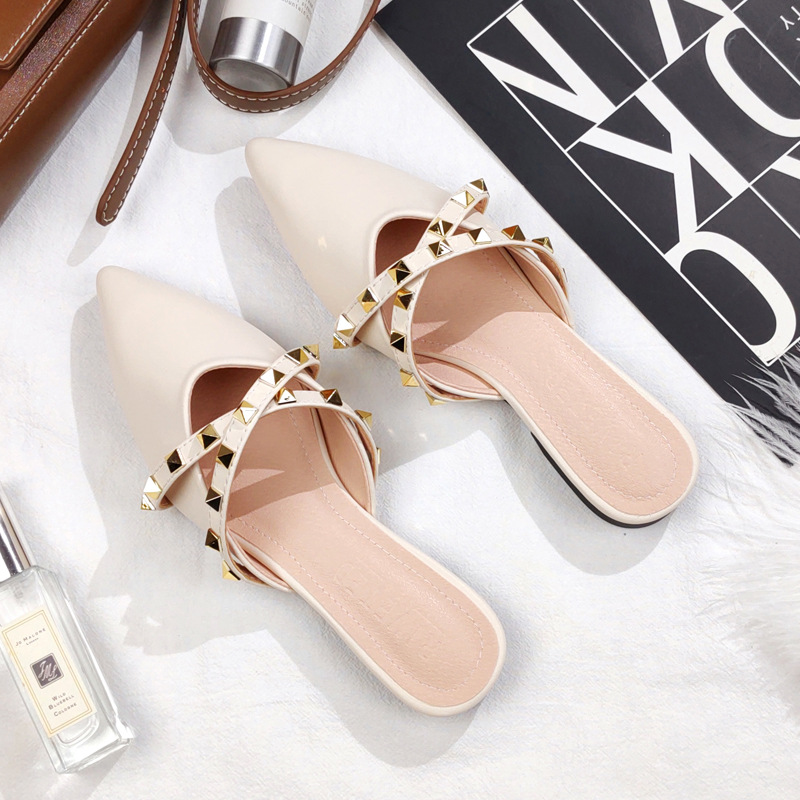 2026 Neue Pantoletten mit flac – Slip On Mule Flat Bewertung und Preis