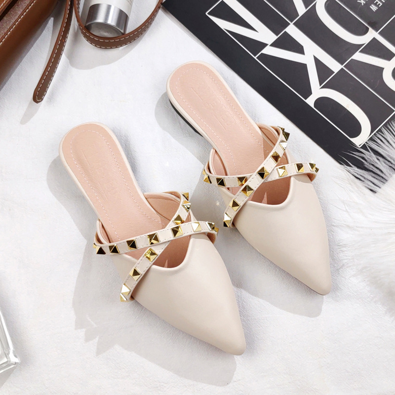 2026 Neue Pantoletten mit flac – Slip On Mule Flat Bewertung und Preis