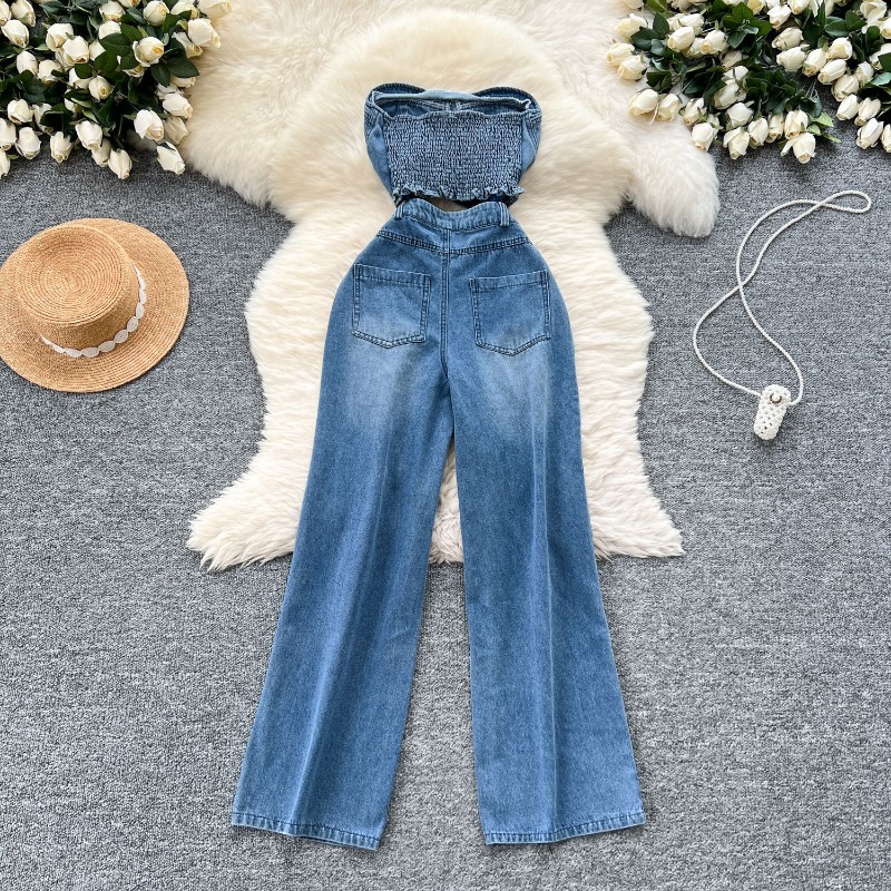 Denim-Jumpsuits für Damen, Ein – Women'S Shoes Extra Wide Bewertung und Preis