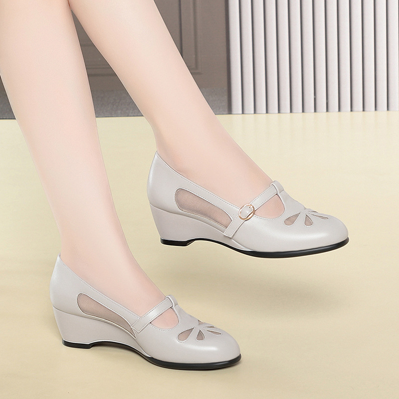 Sommer-Mesh-Schuhe mit Keilabs – Women'S Shoes Non Slip Bewertung und Preis