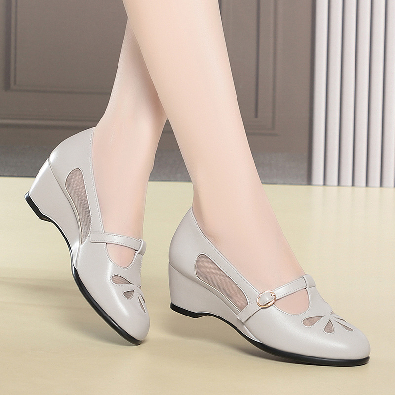 Sommer-Mesh-Schuhe mit Keilabs – Women'S Shoes Non Slip Bewertung und Preis