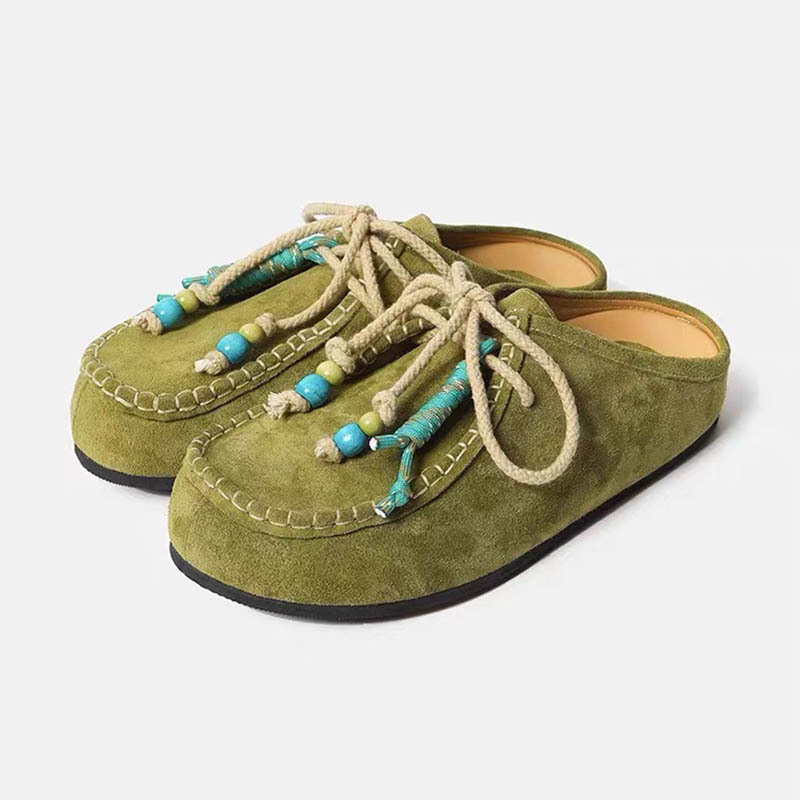 Perlen-Lanyard, verziert Wildl – Slip On Mule Flat Bewertung und Preis
