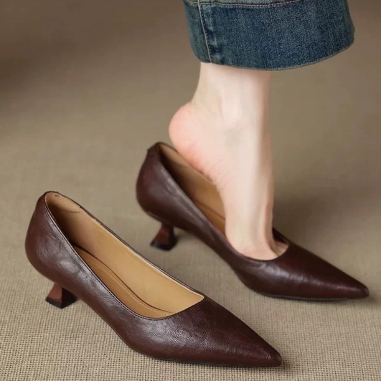 Einfache Stiletto-Einzelschuhe – Women'S Shoes Non Slip Bewertung und Preis