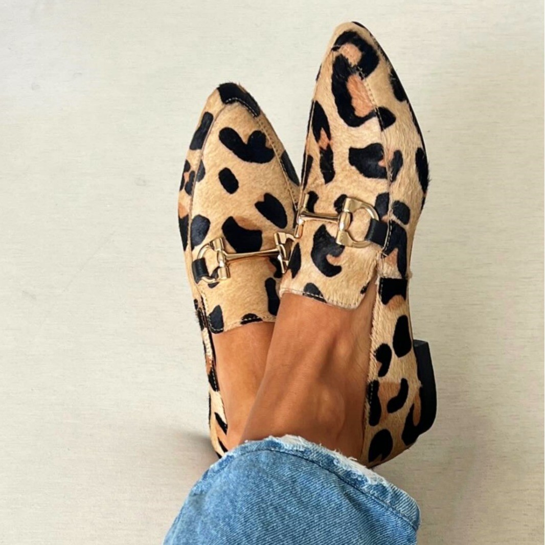 Große Größen 40-43 Leopardenmu – Square Toe Mule Bewertung und Preis