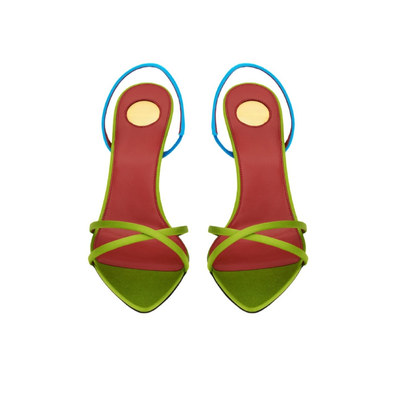 Damen-Sandalen mit Farbblock-D – Square Toe Mule Bewertung und Preis