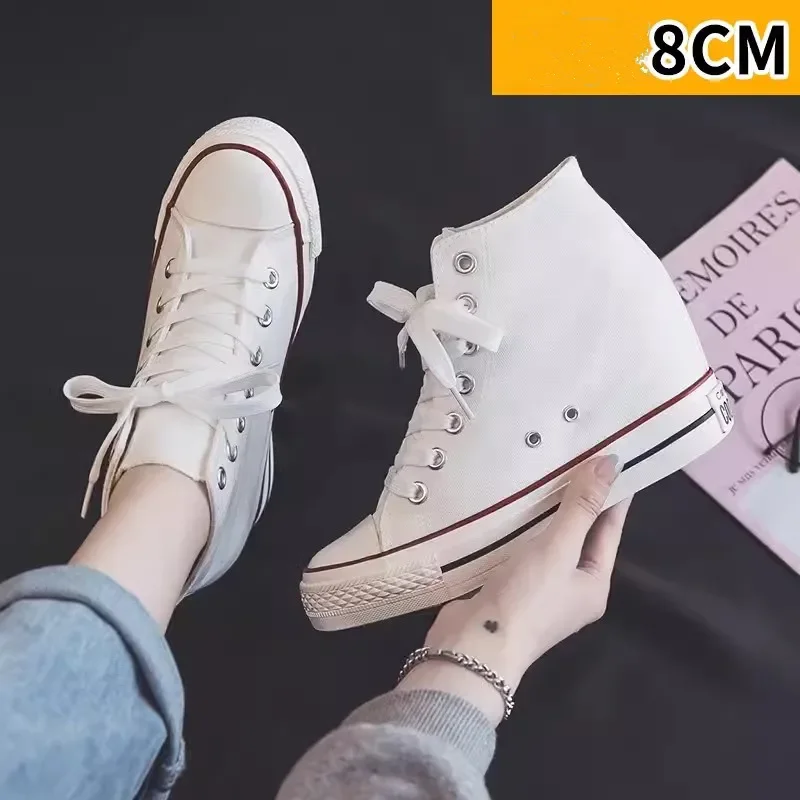 Hohe 8 cm Plattform-Leinwandsc – Women Shoes Size Chart Bewertung und Preis