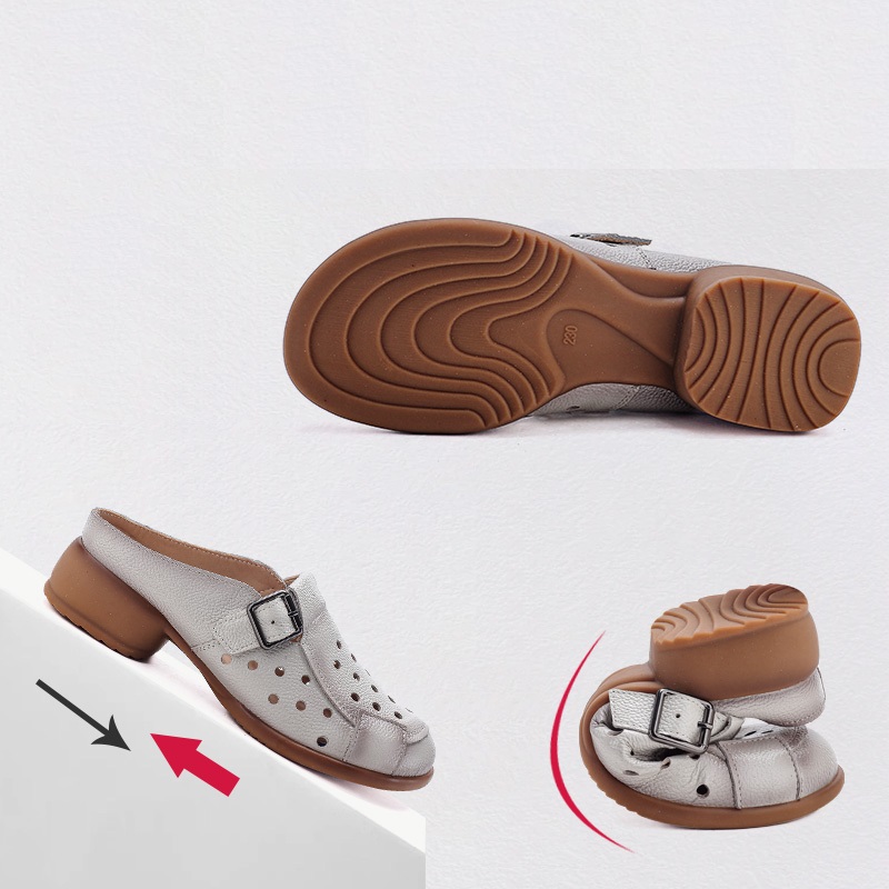 Neue Damen-Sandalen aus Kuhled – Slip On Mule Flat Bewertung und Preis