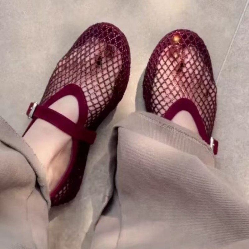 Hohle Strass-Baotou-Sandalen f – Square Toe Mule Bewertung und Preis