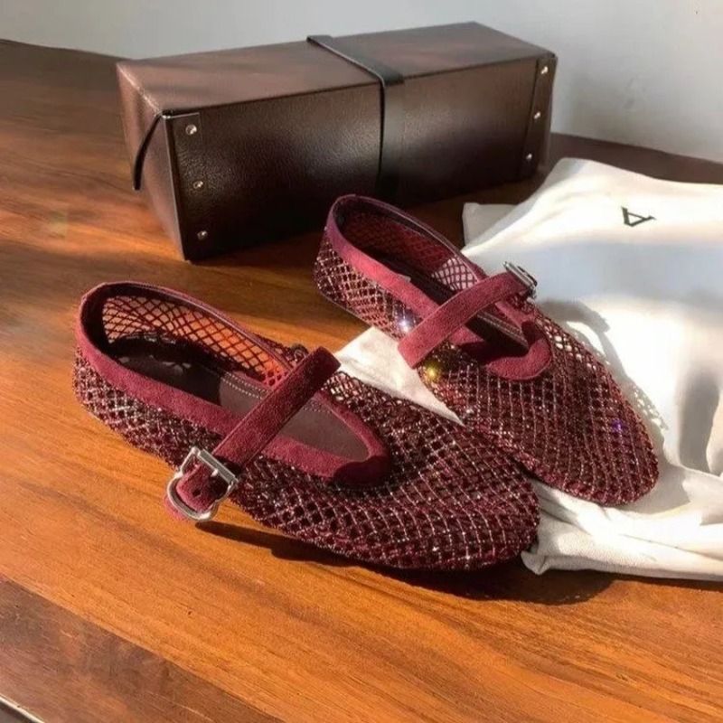 Hohle Strass-Baotou-Sandalen f – Square Toe Mule Bewertung und Preis
