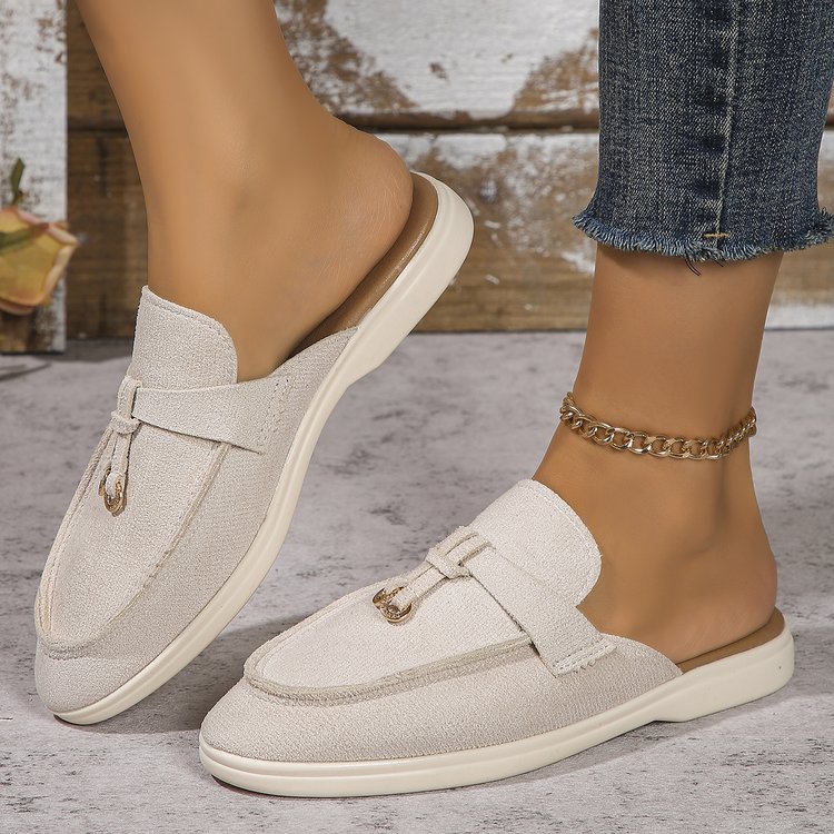 Damen Slip-On Vintage Quasten- – Slip On Mule Flat Bewertung und Preis