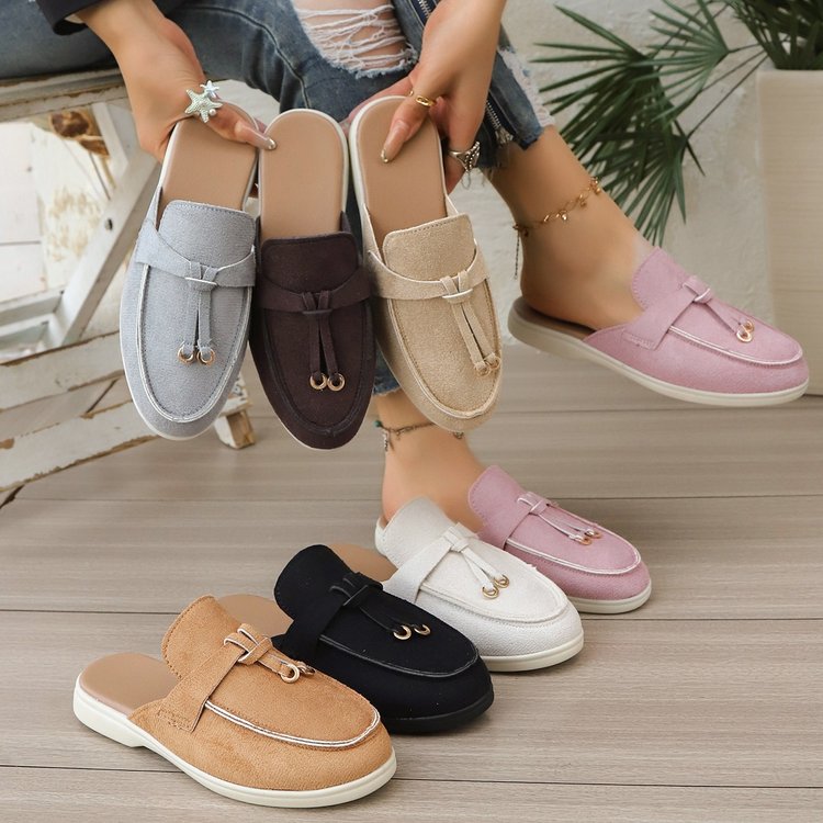 Damen Slip-On Vintage Quasten- – Slip On Mule Flat Bewertung und Preis